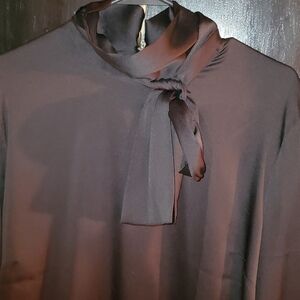 ANN TAYLOR WOMEN'S TIE NECK BLOUSE SIZE XXL STUNNING